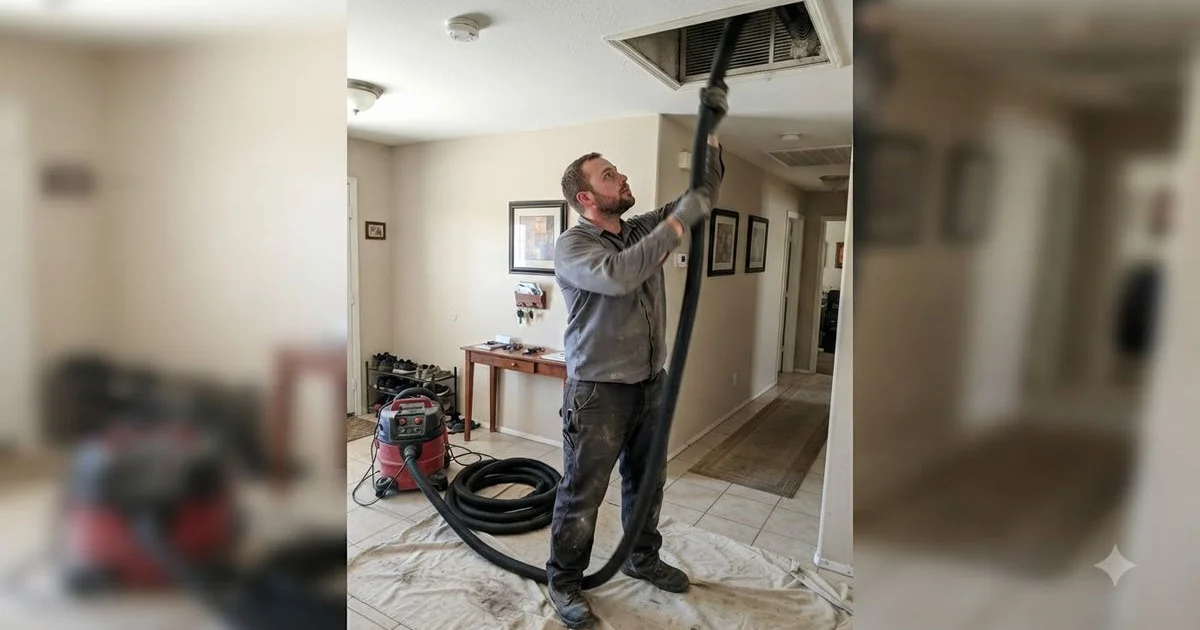 What actually happens during a duct cleaning in Phoenix